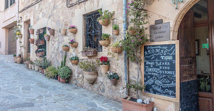 Una calle de Valldemossa