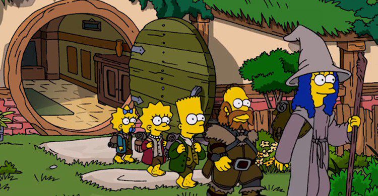 Los Simpson viajaron a Nueva Zelanada para conocer 'El Hobbit' (Promocional)