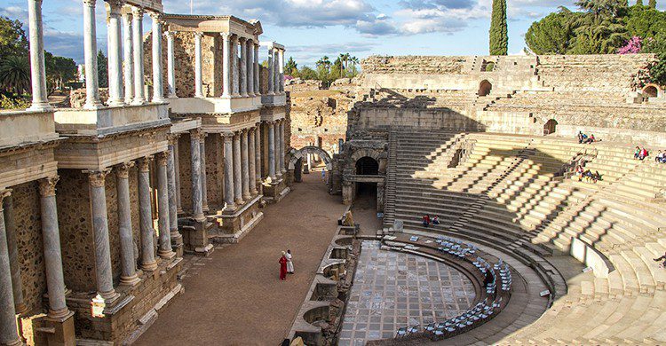 El teatro romano de Mérida