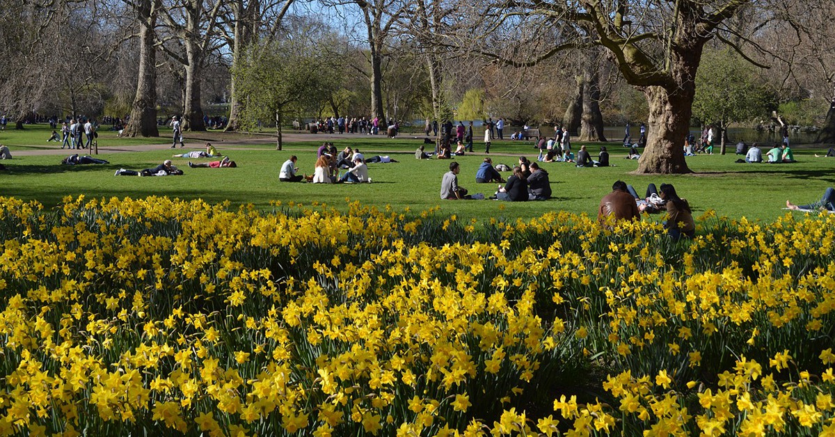 St. Jmess Park en Londres