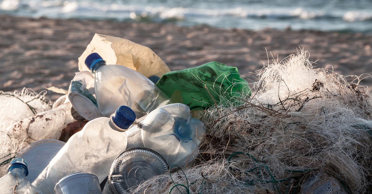 Basura en la Bahía del Caballo Muerto, en Nueva York