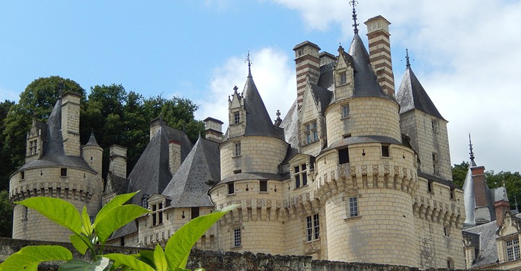Vistas del Castillo de Ussé, Francia