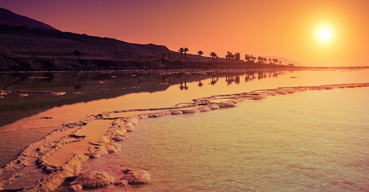 Atardecer en el Mar Muerto