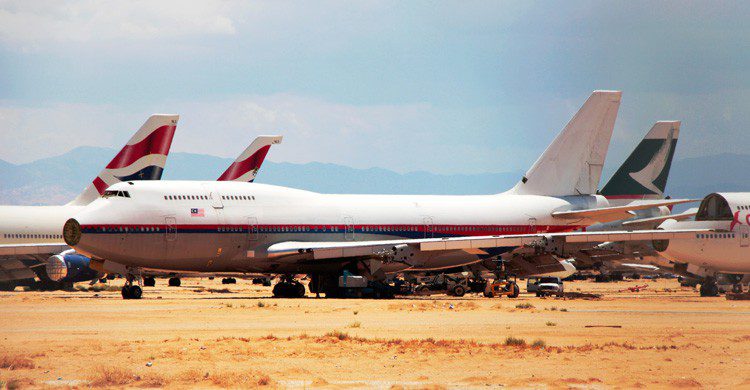 qué les pasa a los aviones cuando ya no se usan