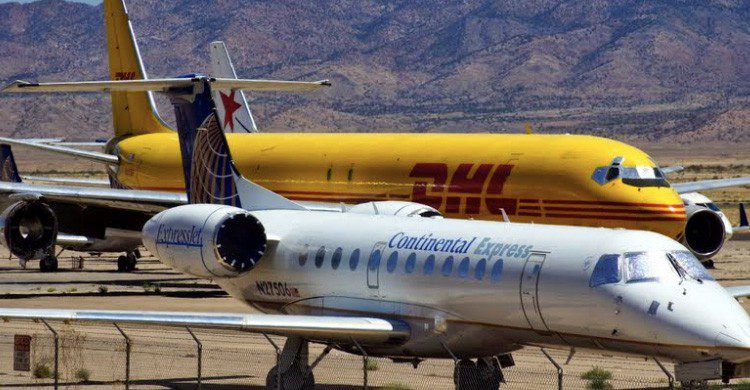 qué les pasa a los aviones cuando ya no se usan