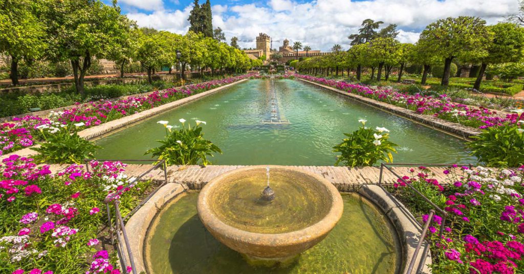 imagen jardines fuentes Alcazar Reyes CatolicosCordoba