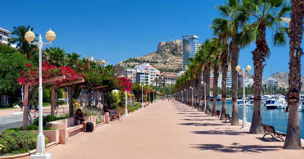 imagen paseo maritimo Alicante