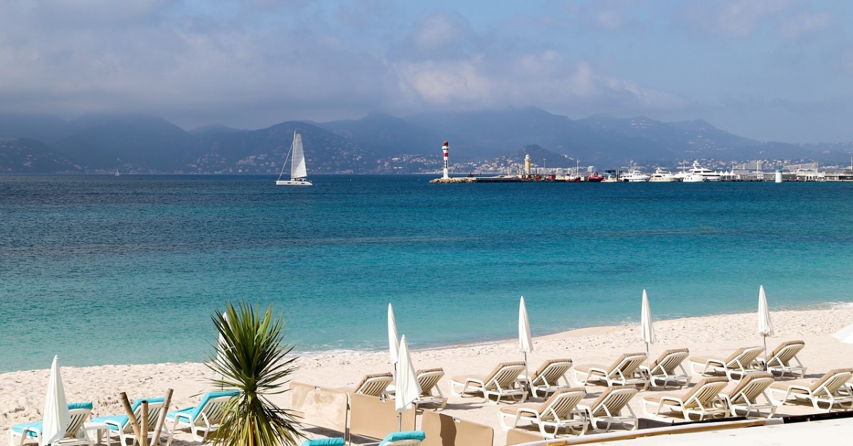 La playa de Cannes 