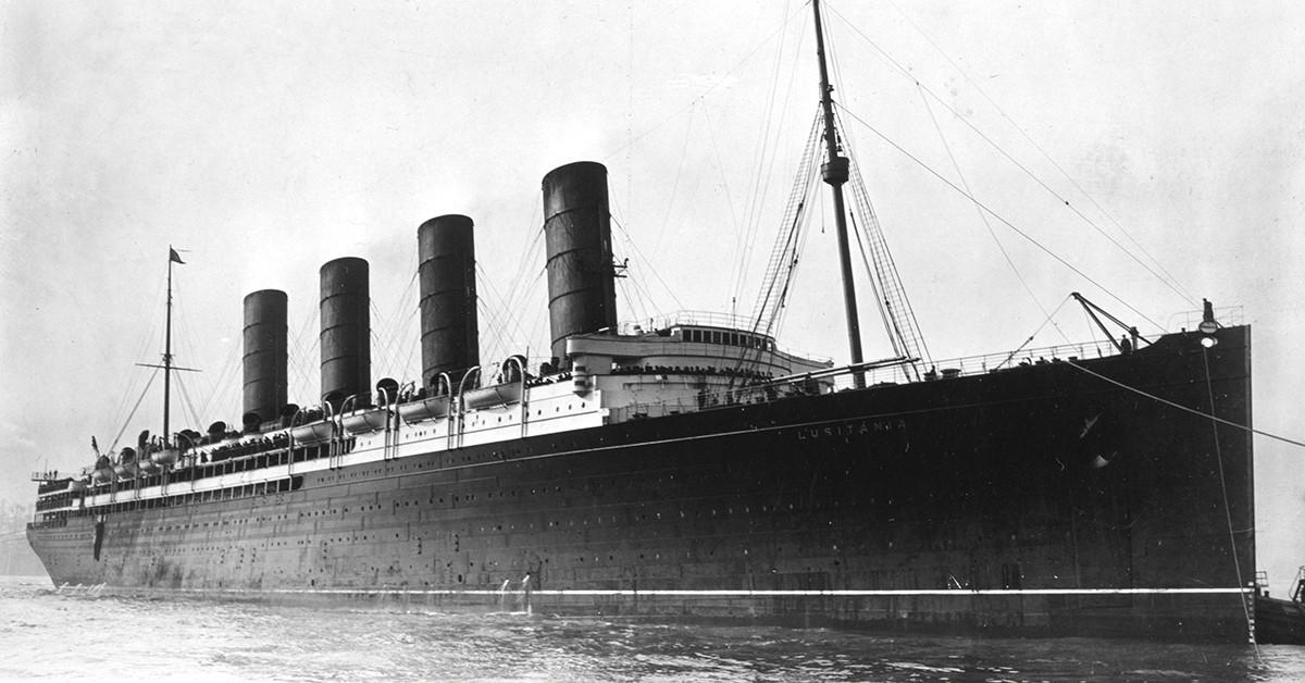 El barco RMS Lusitania