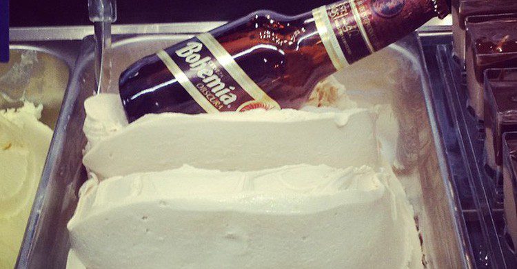 El helado de cerveza ya es un clásico (Fuente: la Gab / Flickr)