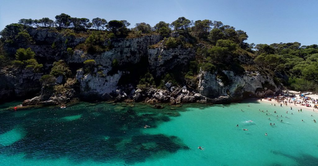 imagen cala Macarelleta Menorca