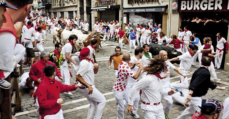 San Fermín, fiestas celebradas en julio en Pamplona (iStock)