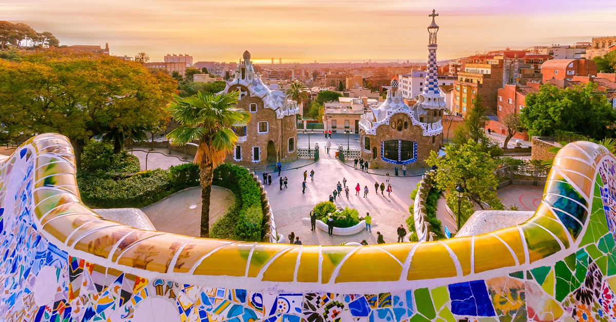 El parque Güell en Barcelona (iStock)