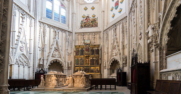 El sepulcro del cardenal Mendoza se considera una de las primeras muestras renacentistas en Castilla. (iStock)