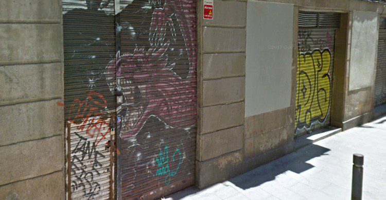 Bar clandestino El Armario en Barcelona (Fuente: Google Street View)