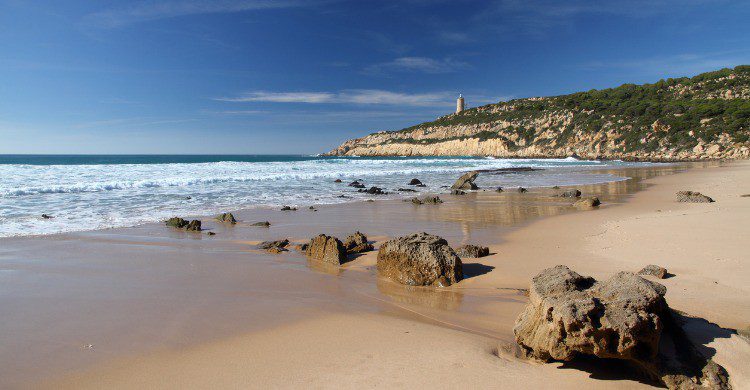 Playa de El Cañuelo en Tarifa, Cádiz (Fuente: iStock)