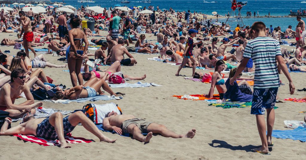 imagen playa Barceloneta