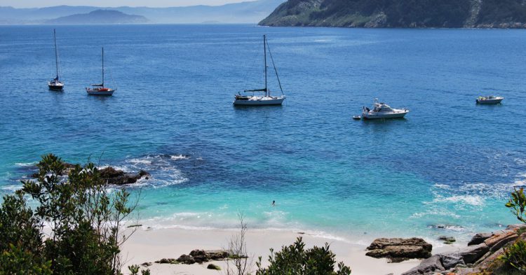 Las Islas Cíes en Pontevedra, Galicia (Fuente: iStock)
