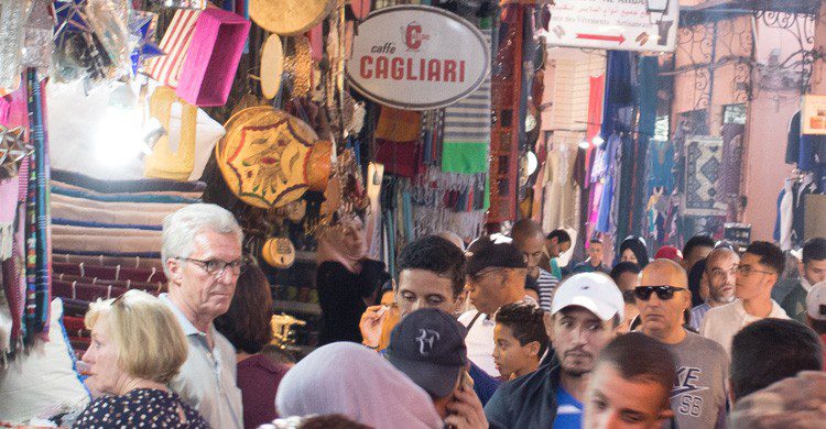 Los mercados en Marruecos son propicios para los timos (Fuente: iStock)