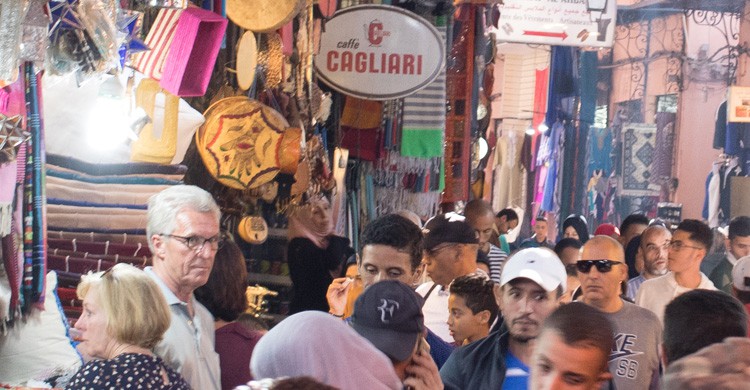 Los mercados en Marruecos son propicios para los timos (Fuente: iStock)