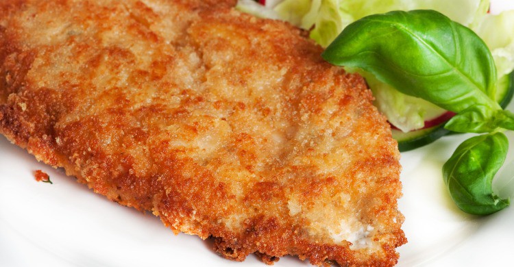 6. Pollo empanado