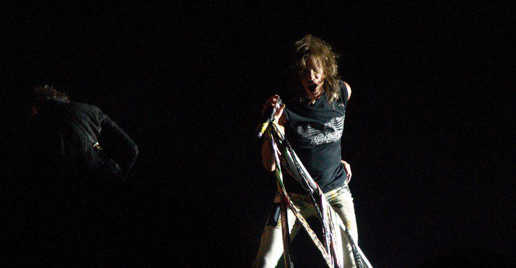 El vocalista de Aerosmith, Steven Tyler (Fuente: derfian / Flickr)