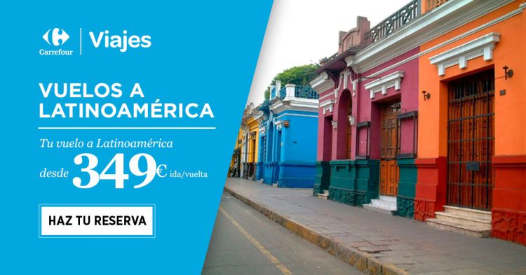 Vuela a Latinoamérica desde 349€ ida/vuelta
