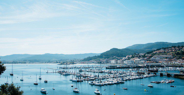 Vistas del pueblo de Baiona, Pontevedra (Fuente: iStock)