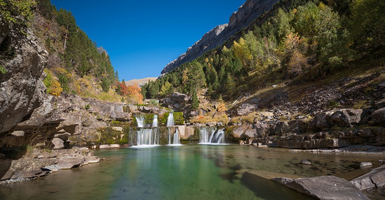 Cascadas en el Parque Nacional de Ordesa y Monte Perdido (iStock)