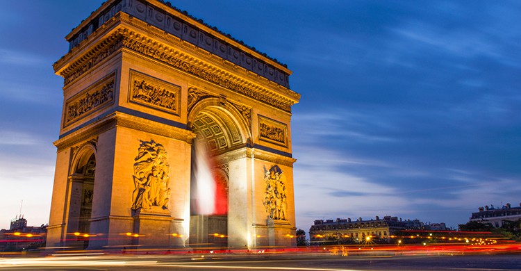 altura arco del triunfo