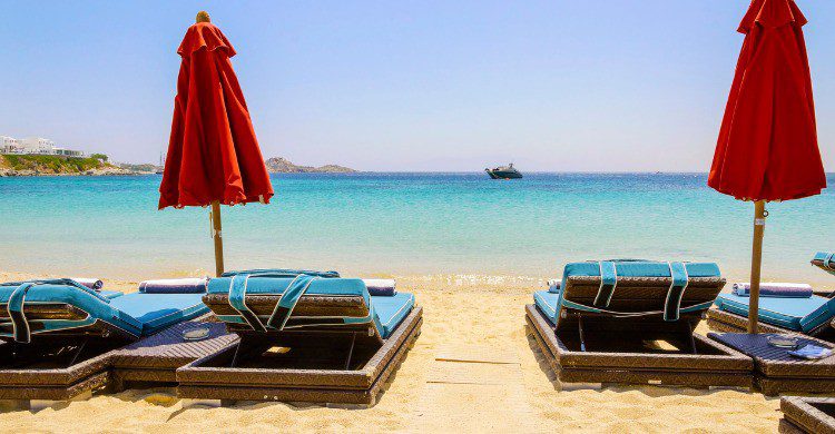 Playa de Paradise en Mykonos, Grecia (Fuente: iStock)