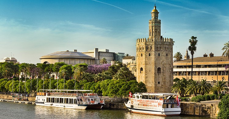 La Torre del Oro en Sevilla, un imprescindible (Pixabay)