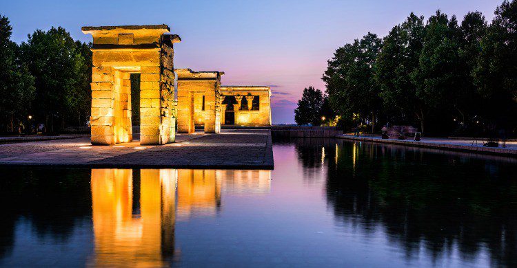 El Templo de Debod en Madrid (Fuente: iStock)