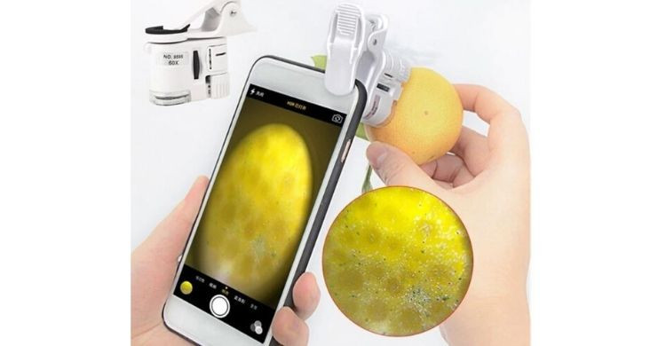 Microscopio para móviles
