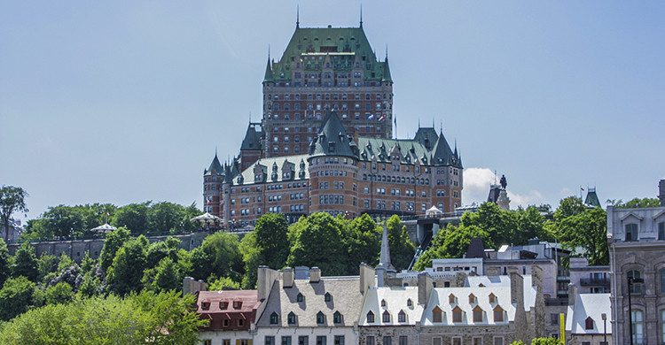 Frontenac uno de los hoteles que más veces ha sido retratado en el mundo (istock)