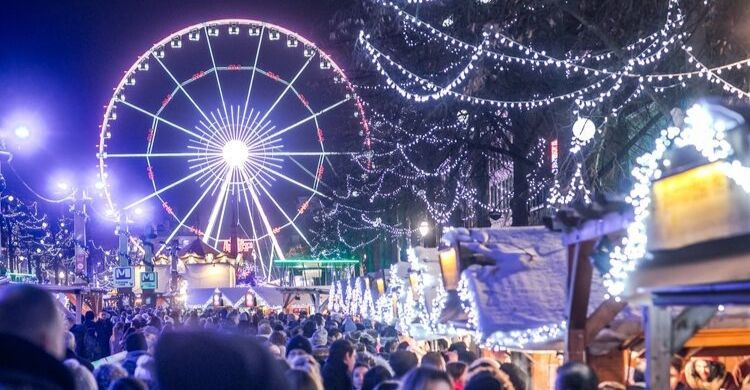 Plaisirs d’hive, mercado de Navidad de Bruselas. Fuente: Brussels Airlines