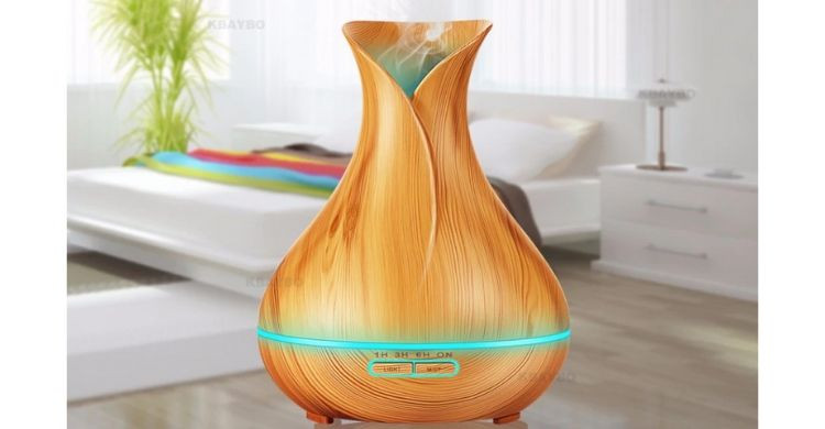 Humidificador de madera (Aliexpress)