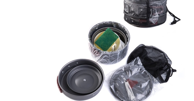NaturHike 4 en 1 juego de ollas para camping (Aliexpress).