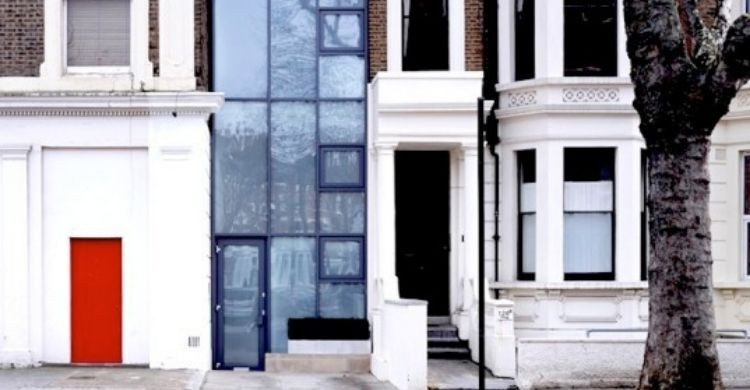 Curiosa casa en Londres (facebook)
