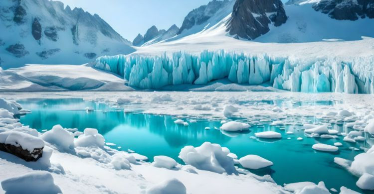 Glaciares de la Antártida (Adobe Stock)
