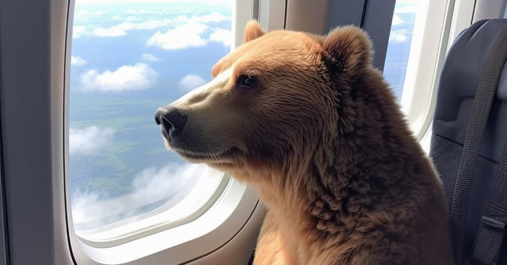 Sigue leyendo Un oso escapa de la bodega del avión en el que viajaba y siembra el pánico