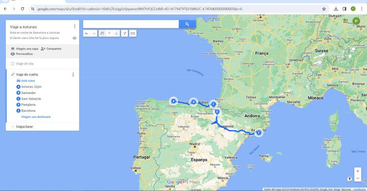 Dades del mapa ©2004 GeoBasis-DE/BKG (©2009), Google, Inst. Geogr. Nacional, Mapa 