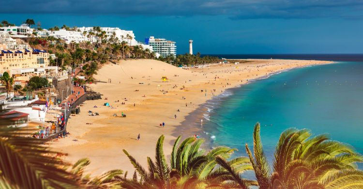Playa del Matorral, Fuerteventura, Islas Canarias, España. (Adobe Stock)