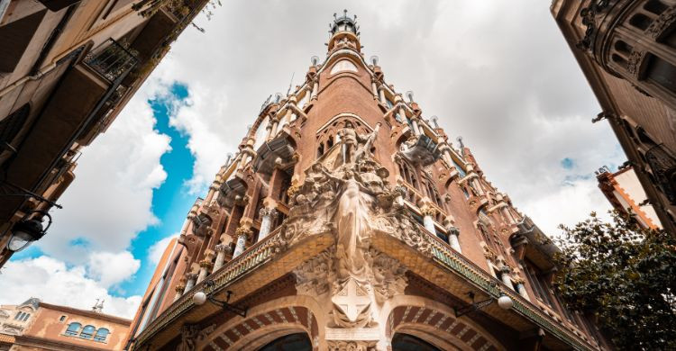 Exterior del Palau de la Música Catalana, edificio modernista de Barcelona. (Adobe Stock)