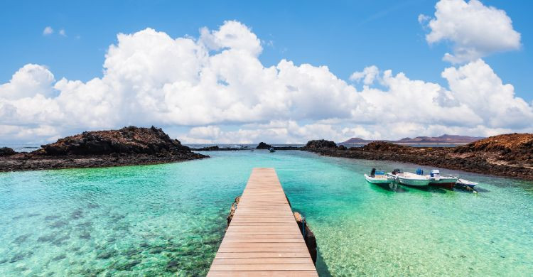 Isla de Lobos, situada en las Islas Canarias, en España. (Adobe Stock)