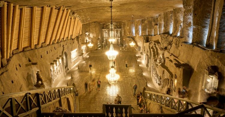 Minas de Sal de Wieliczka, en Cracovia, Polonia. (Adobe Stock)