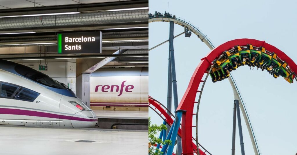 Renfe lanza billetes a 7€ para viajar a PortAventura