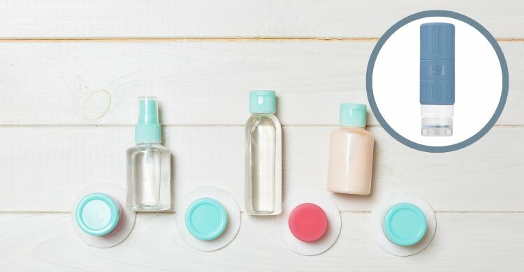 Botellas para viajar de silicona (Canva)