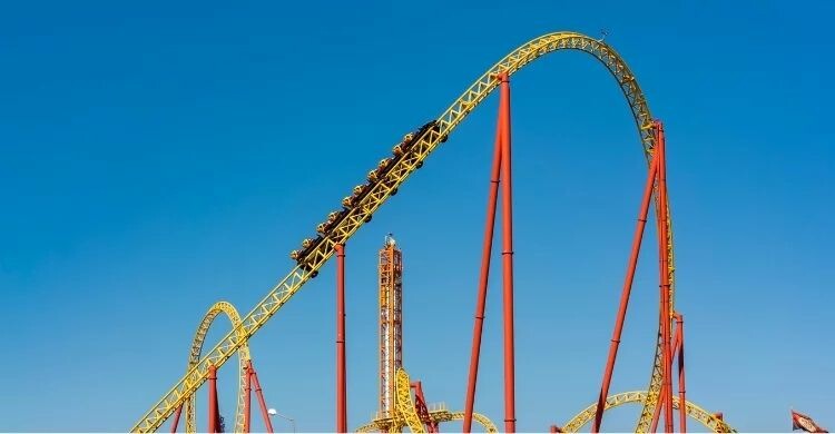 Montañas rus de Kingda Ka  en Nueva Jersey, Estados Unidos (Canva)