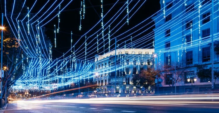 Las luces de Navidad en Madrid son un espectáculo